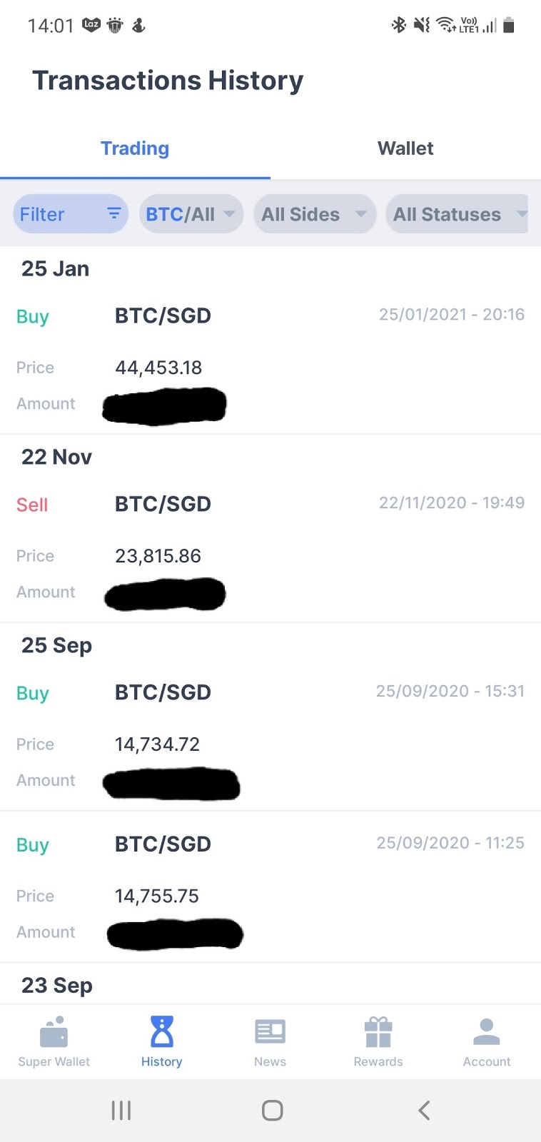 Early crypto trading history
