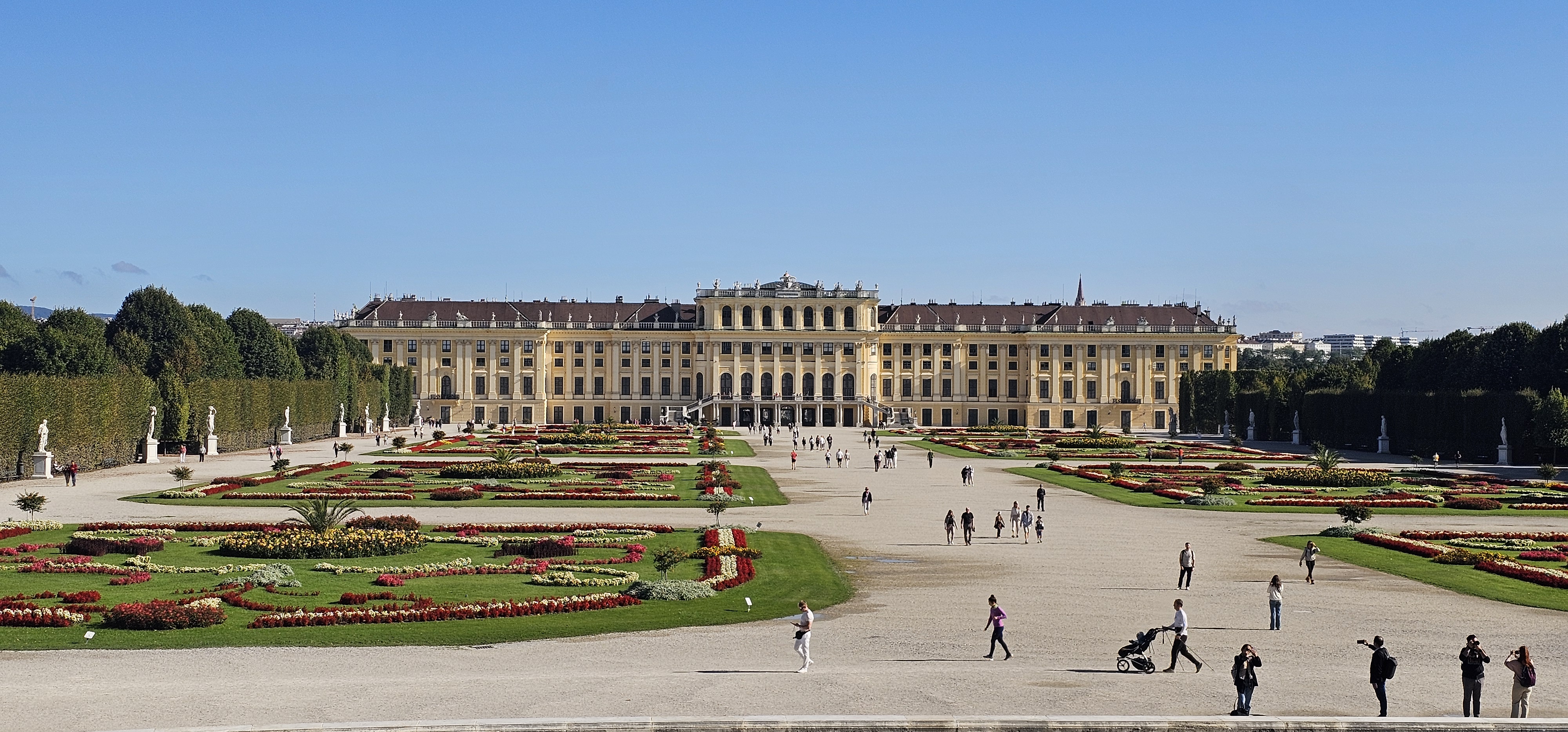 Schönbrunn Palace from the gardens