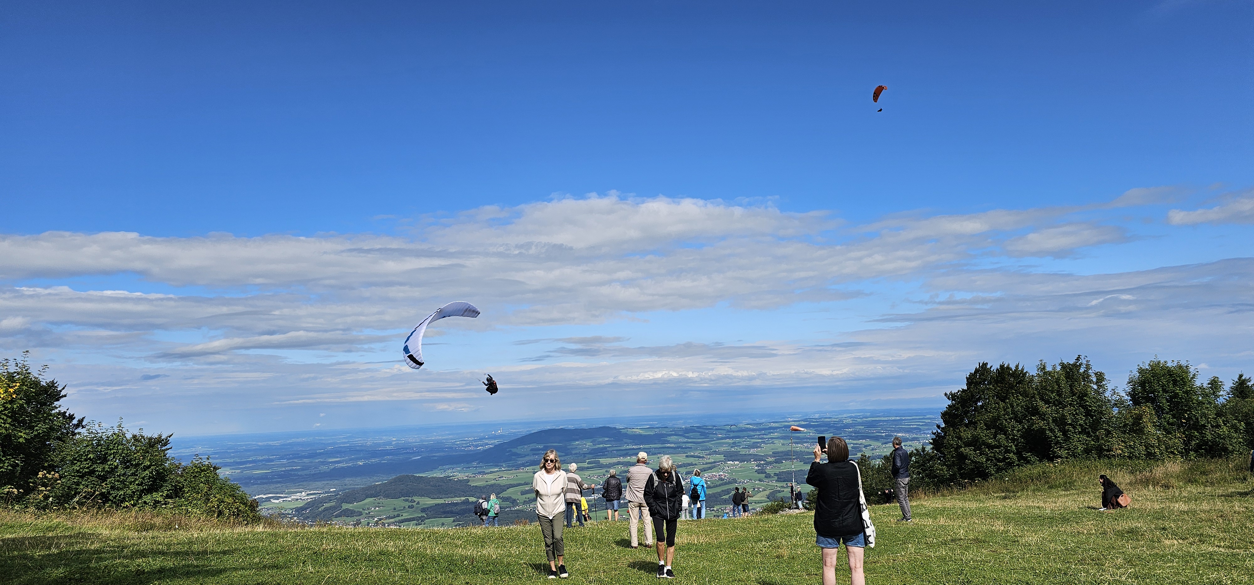 Paragliding over Salzburg